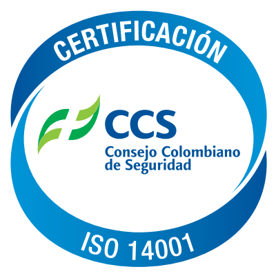 Sello de certificación ISO 14001