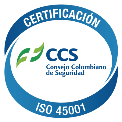 Sello de certificación ISO 45001